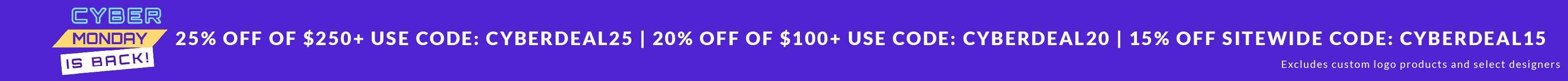 Cyber Monday Is Back Sale